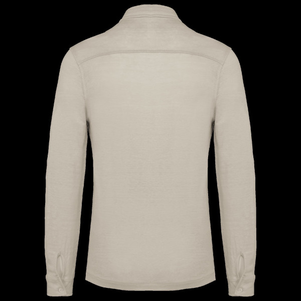 Chemise en lin pour homme 100% lin - Coupe ajustée et élégante - Détails raffinés - Idéale pour toutes occasions - Parfait pour 