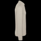 Chemise en lin pour homme 100% lin - Coupe ajustée et élégante - Détails raffinés - Idéale pour toutes occasions - Parfait pour 