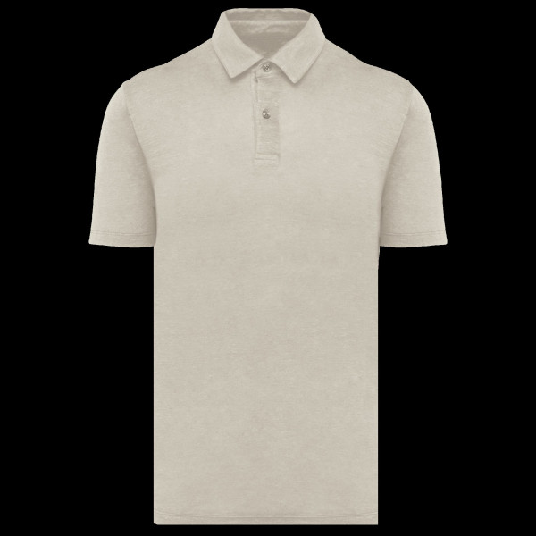 Polo en lin homme - Polo en lin personnalisable pour événements professionnels