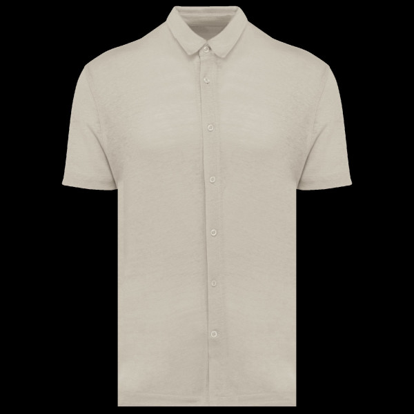 Chemise à manches courtes en lin pour homme - BCM Goodies