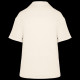 Chemise manches courtes en lin à col bowling pour femme - BCM Goodies