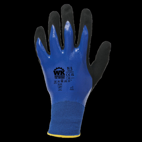 Gants de manutention en milieux humides avec enduction en nitrile - BCM Goodies