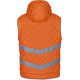 Bodywarmer haute visibilité Kensington - Vêtement de travail en polyester avec bandes réfléchissantes conformes à la norme EN IS