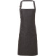 Tablier à bavette Denim personnalisable pour professionnels de la restauration, cuisine et artisanat