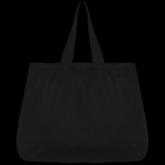 Sac shopping en lin naturel 31L avec larges anses pour vos sorties - BCM Goodies