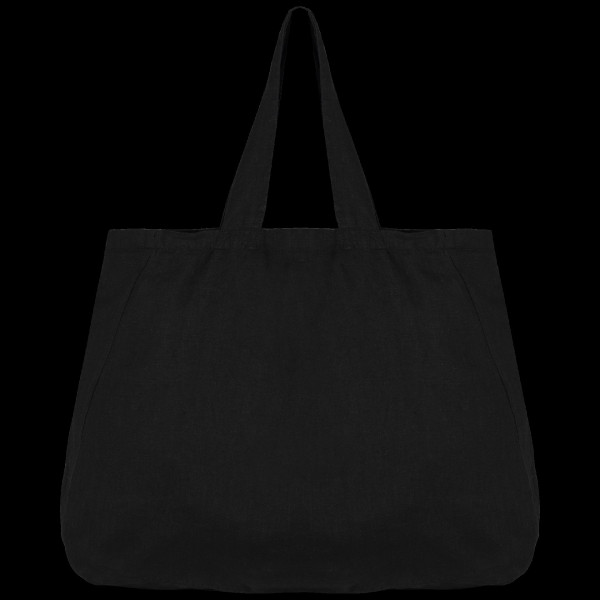 Sac shopping en lin naturel 31L avec larges anses pour vos sorties - BCM Goodies