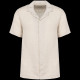 Chemise en lin pour homme à col bowling personnalisable pour communication d'entreprise - BCM Goodies
