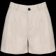 Short en lin pour femme - Vêtement élégant et décontracté pour une tenue estivale chic | BCM Goodies
