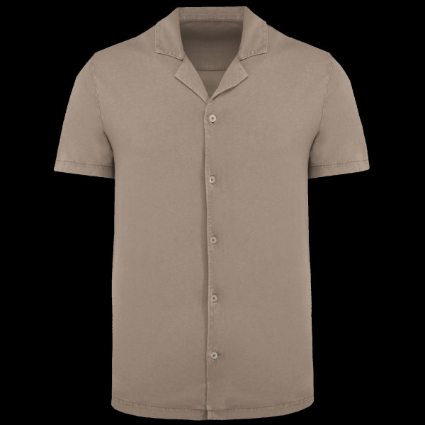 Chemise écoresponsable délavée en jersey pour homme - BCM Goodies