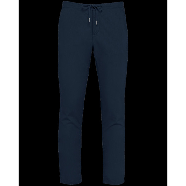 Pantalon écoresponsable en lin et coton bio pour homme - BCM Goodies