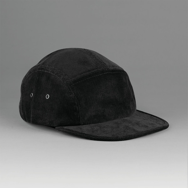 Casquette campeur 5 panneaux en velours - Personnalisation logo entreprise