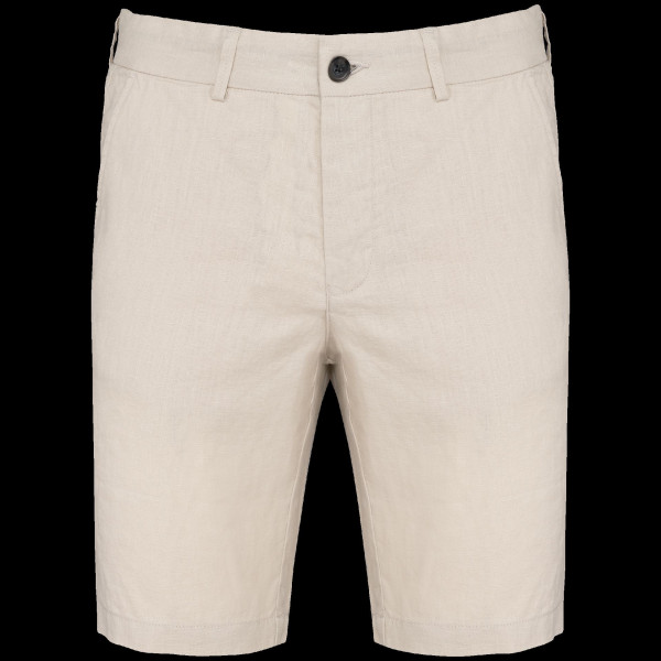 Bermuda en lin pour homme personnalisable - BCM Goodies