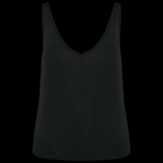 Débardeur en lin pour femme personnalisable - BCM Goodies