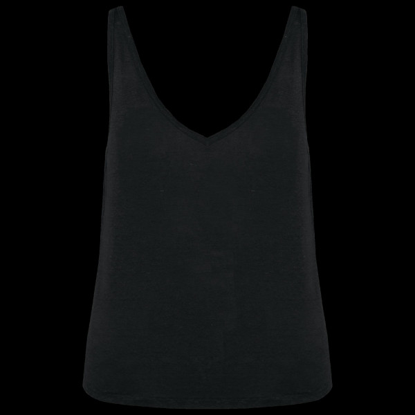 Débardeur en lin pour femme personnalisable - BCM Goodies