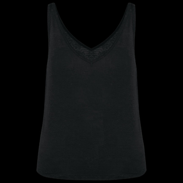 Débardeur en lin pour femme personnalisable - BCM Goodies