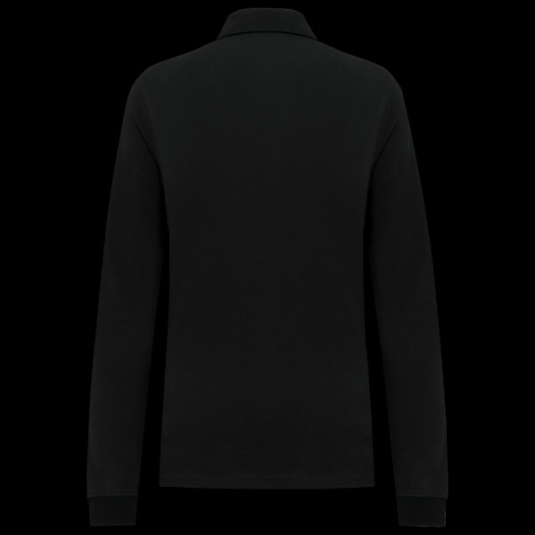 Polo piqué manches longues Bio180 femme - Vêtement élégant et confortable en coton biologique - Personnalisable pour événements 