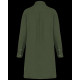 Robe chemise en lin pour femme - Confection 100% lin - Coupe confort - Col avec pied de col - Patte de boutonnage avec boutons e