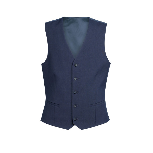 Gilet homme George coupe cintrée - Polyester recyclé, viscose et Lycra - BCM Goodies