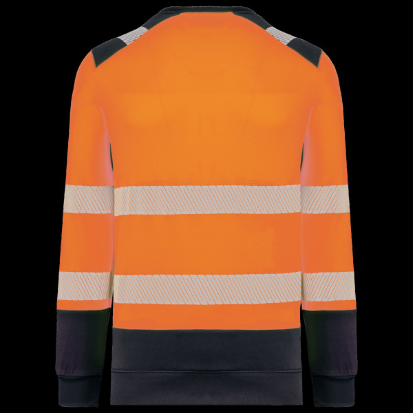Sweat-shirt de sécurité recyclé col rond unisexe personnalisable - BCM Goodies