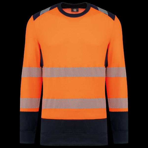 Sweat-shirt de sécurité recyclé col rond unisexe personnalisable - BCM Goodies