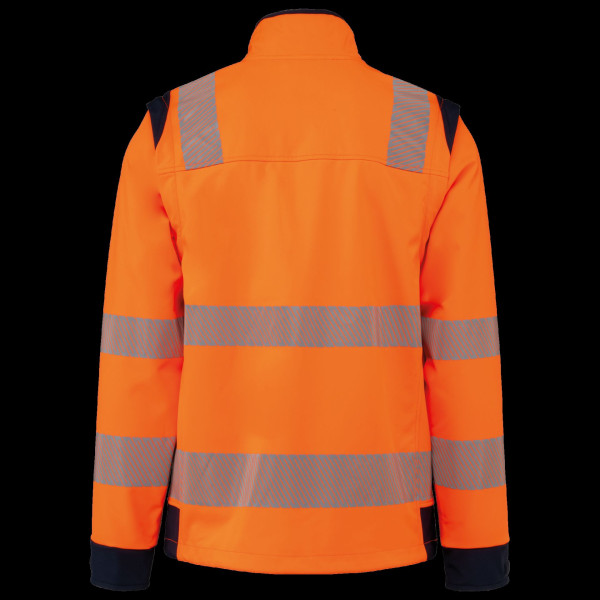 Veste softshell de sécurité recyclée avec manches détachables unisexe - BCM Goodies