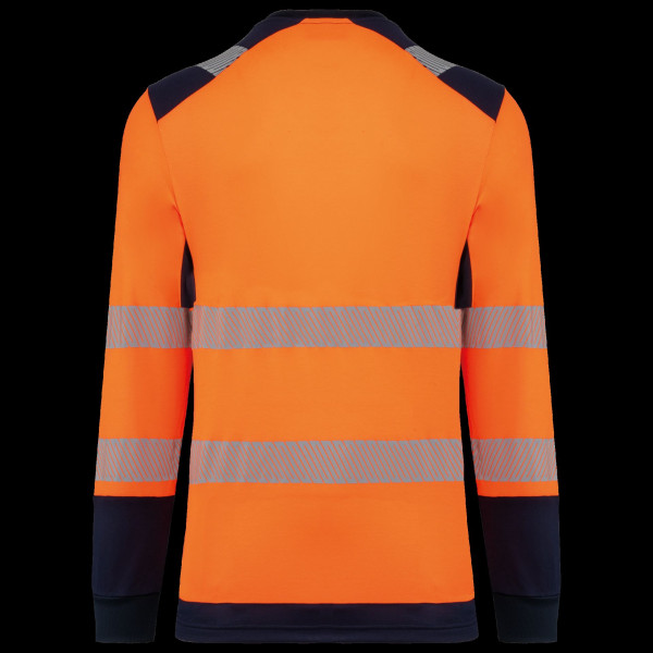 T-shirt de sécurité recyclé col rond manches longues unisexe - BCM Goodies