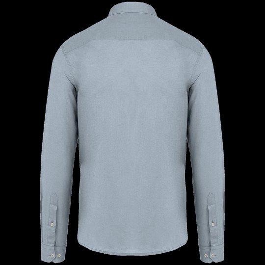 Chemise écoresponsable pour homme personnalisable en coton biologique - BCM Goodies