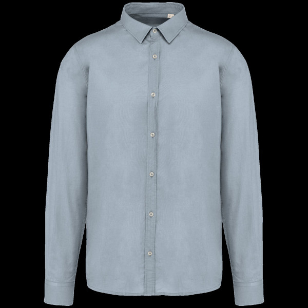 Chemise écoresponsable pour homme personnalisable en coton biologique - BCM Goodies