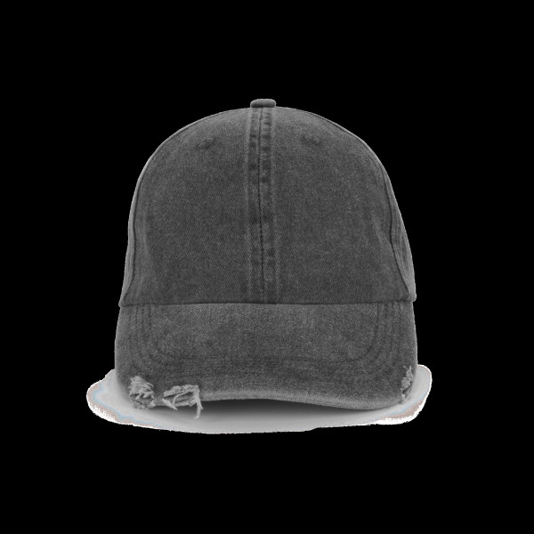 Casquette vintage effet déchiré - 6 panneaux Personnalisable | BCM Goodies