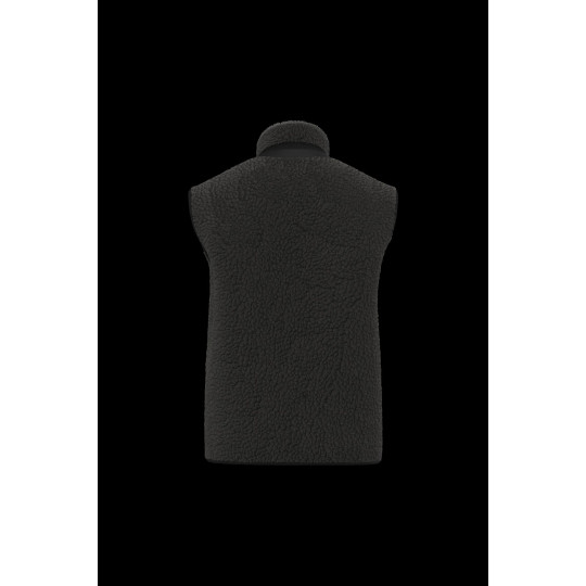 Bodywarmer écoresponsable en sherpa unisexe Personnalisable | BCM Goodies