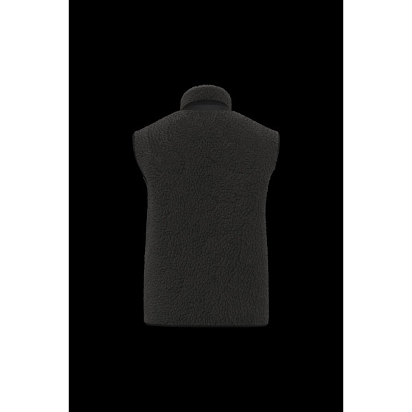 Bodywarmer écoresponsable en sherpa unisexe Personnalisable | BCM Goodies
