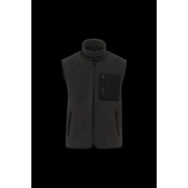 Bodywarmer écoresponsable en sherpa unisexe Personnalisable | BCM Goodies