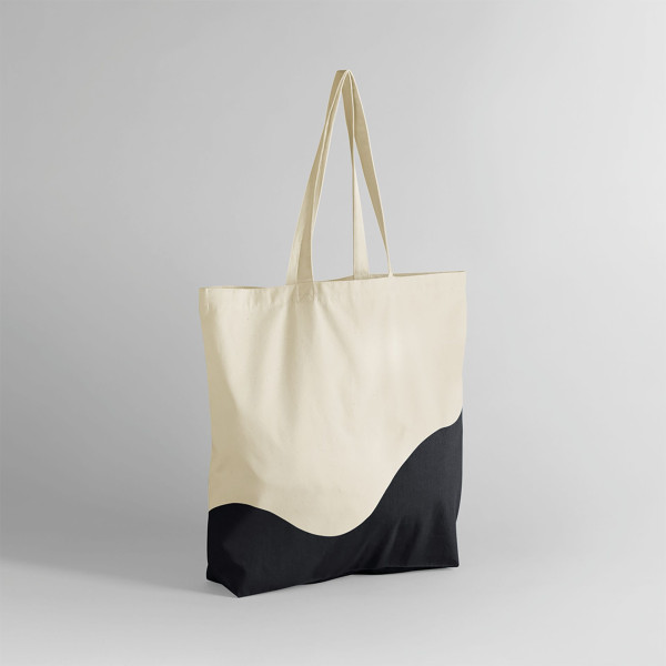 Sac fourre-tout organique à imprimé tourbillon Personnalisable | BCM Goodies