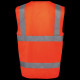 Gilet de sécurité haute visibilité recyclé avec zip unisexe Personnalisable | BCM Goodies