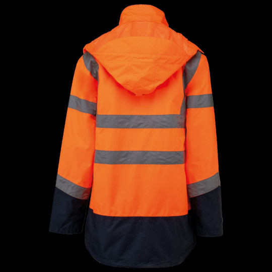 Parka de sécurité recyclée 4 en 1 unisexe Personnalisable | BCM Goodies