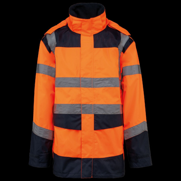 Parka de sécurité recyclée 4 en 1 unisexe Personnalisable | BCM Goodies