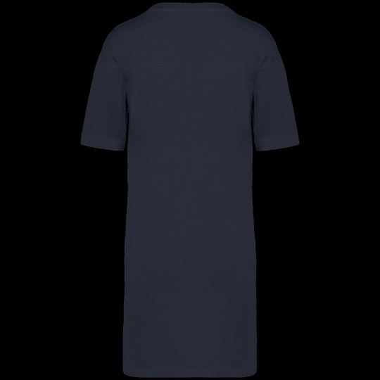 Robe T-shirt écoresponsable en coton biologique délavé pour femme - BCM Goodies