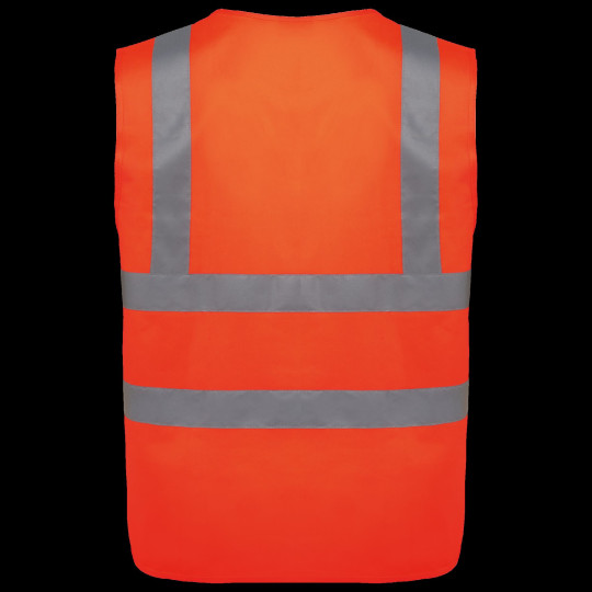 Gilet adulte haute visibilité unisexe Personnalisable | BCM Goodies