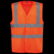 Gilet adulte haute visibilité unisexe Personnalisable | BCM Goodies