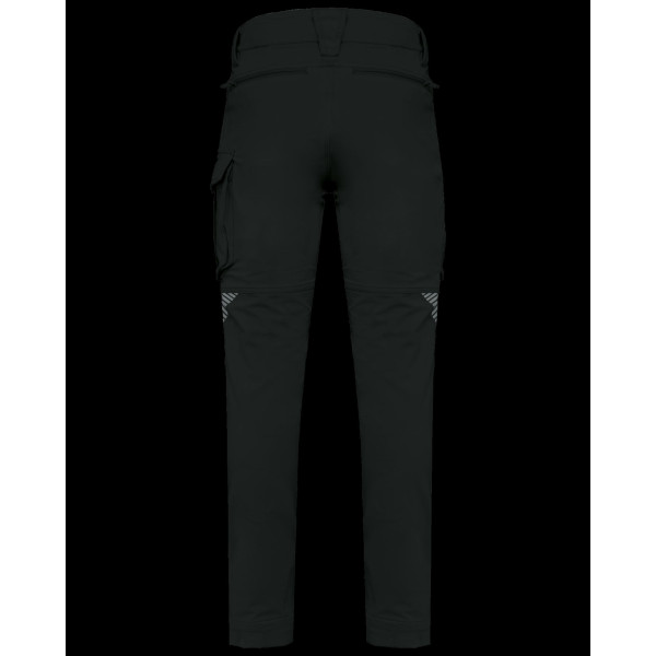 Pantalon stretch recyclé multipoches unisexe Personnalisable | BCM Goodies