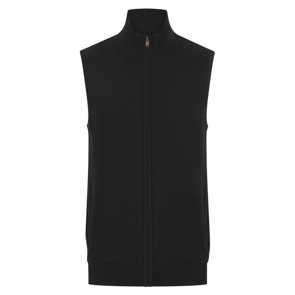 Pull zippé sans manches pour homme Personnalisable | BCM Goodies
