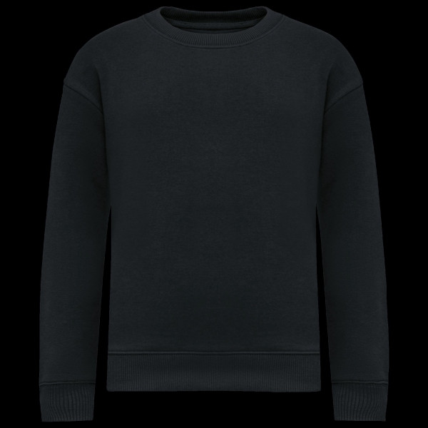 Sweat-shirt écoresponsable à col rond oversize enfant Personnalisable | BCM Goodies