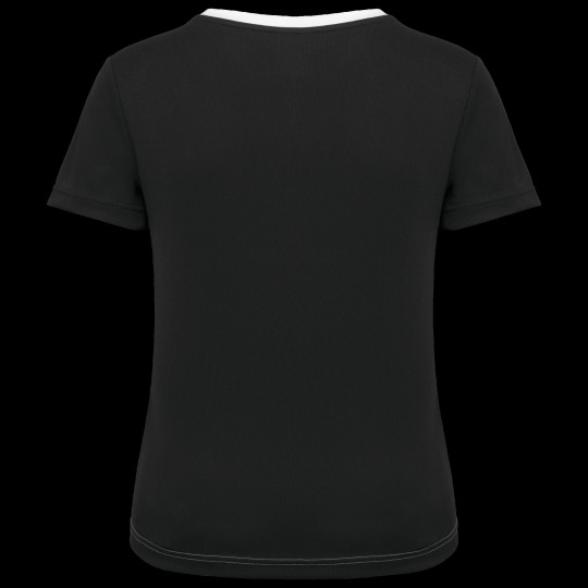 T-shirt de sport écoresponsable bicolore femme Personnalisable | BCM Goodies