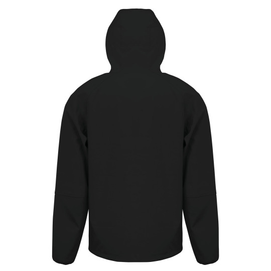 Veste Softshell 3 couches recyclée à capuche unisexe Personnalisable | BCM Goodies