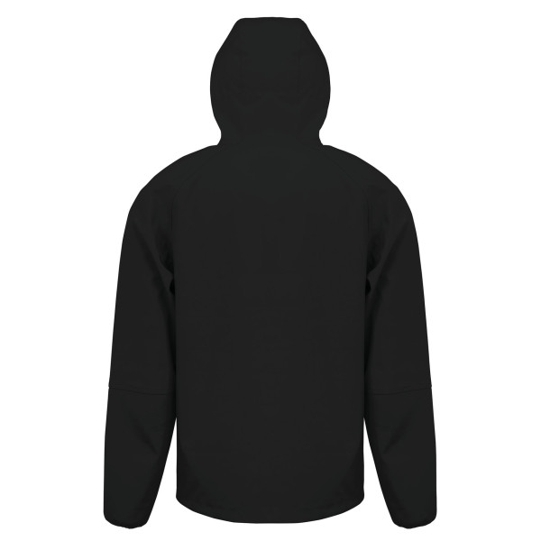 Veste Softshell 3 couches recyclée à capuche unisexe Personnalisable | BCM Goodies