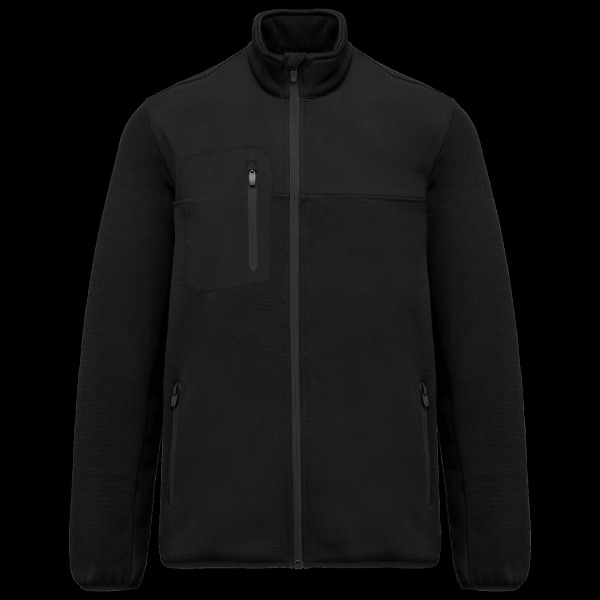 Veste recyclée en polytricot homme Personnalisable | BCM Goodies