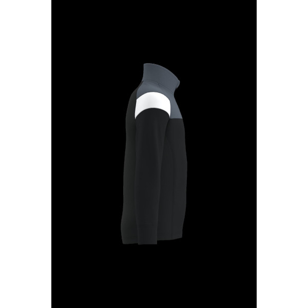 Sweat d'entraînement 1/4 zip enfant en polyester interlock mat - BCM Goodies