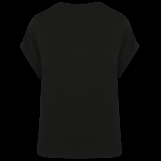 T-shirt écoresponsable manches à revers femme Personnalisable | BCM Goodies