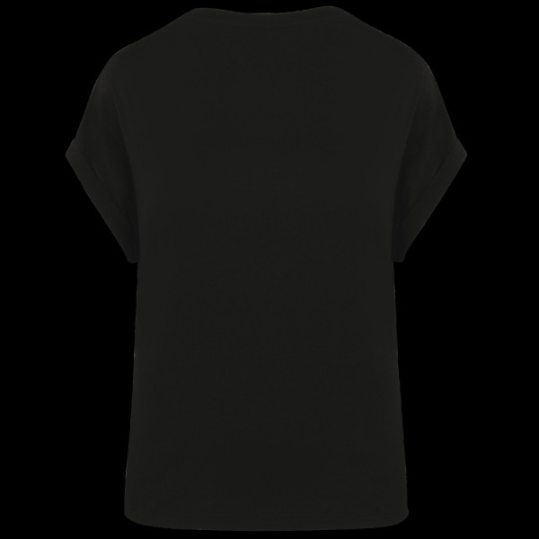 T-shirt écoresponsable manches à revers femme Personnalisable | BCM Goodies