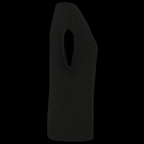 T-shirt écoresponsable manches à revers femme Personnalisable | BCM Goodies
